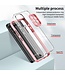 Roze / Transparant TPU Hoesje voor de Samsung Galaxy A53
