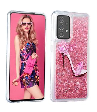 Hoge Hakken Glitter TPU Hoesje Samsung Galaxy A53