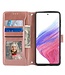 Rosegoud Wallet Bookcase Hoesje voor de Samsung Galaxy A53