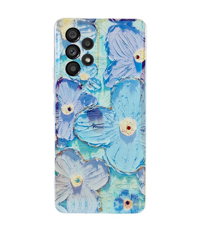 Bloemendesign TPU Hoesje voor de Samsung Galaxy A53