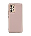 Roze Echt Koeienleder Hoesje voor de Samsung Galaxy A53