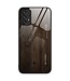 Donker Hout Design Hybride Hoesje voor de Samsung Galaxy A53