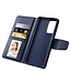HanMan Saffierblauw Effen Bookcase Hoesje voor de Samsung Galaxy A53
