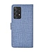 Blauw Jeans Wallet Hoesje voor de Samsung Galaxy A53