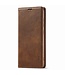 LC.IMEEKE Bruin Vintage Bookcase Hoesje voor de Samsung Galaxy A53