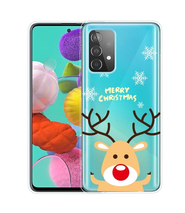 Rudolf Kerstmis TPU Hoesje voor de Samsung Galaxy A53