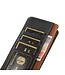 Khazneh Zwart Echt Leder Bookcase Hoesje voor de OnePlus Nord CE 2 5G