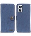 Khazneh Blauw Splitleer Bookcase Hoesje voor de OnePlus Nord CE 2 5G