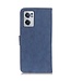 Khazneh Blauw Splitleer Bookcase Hoesje voor de OnePlus Nord CE 2 5G