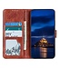 Bruin Elegant Bookcase Hoesje voor de OnePlus Nord CE 2 5G