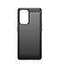 Zwart Carbon Textuur TPU Hoesje voor de OnePlus Nord CE 2 5G
