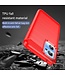 Rood Carbon Textuur TPU Hoesje voor de OnePlus Nord CE 2 5G