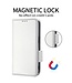 Wit Litchee Bookcase Hoesje voor de OnePlus Nord CE 2 5G