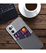 Grijs Faux Leder Hardcase Hoesje voor de OnePlus Nord CE 2 5G