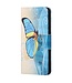 Blauwe Vlinder Bookcase Hoesje voor de OnePlus Nord CE 2 5G