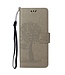 Grijs Boom Design Bookcase Hoesje voor de OnePlus Nord CE 2 5G