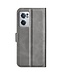 Grijs Stijlvol Bookcase Hoesje voor de OnePlus Nord CE 2 5G