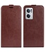 Bruin Effen Flipcase Hoesje voor de OnePlus Nord CE 2 5G