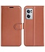 Bruin Litchee Bookcase Hoesje voor de OnePlus Nord CE 2 5G