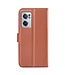 Bruin Litchee Bookcase Hoesje voor de OnePlus Nord CE 2 5G