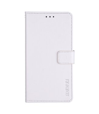 Idewei Wit Glad Bookcase Hoesje OnePlus Nord CE 2 5G