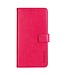 Idewei Roze Glad Bookcase Hoesje voor de OnePlus Nord CE 2 5G