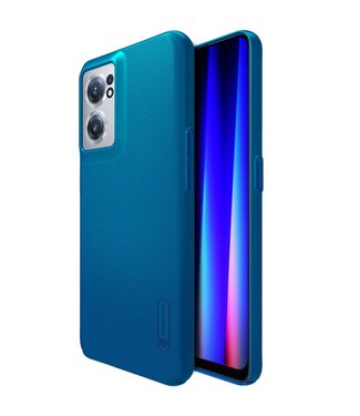 Nillkin Blauw Mat Hardcase Hoesje OnePlus Nord CE 2 5G