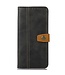 Zwart Elegant Bookcase Hoesje met Drukknoop voor de OnePlus Nord CE 2 5G