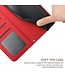 Rood Design Bookcase Hoesje met Koord voor de OnePlus Nord CE 2 5G