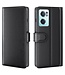 Zwart Splitleer Bookcase Hoesje voor de OnePlus Nord CE 2 5G