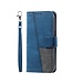 Blauw Modern Bookcase Hoesje voor de OnePlus Nord CE 2 5G