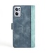 Turquoise Design Bookcase Hoesje voor de OnePlus Nord CE 2 5G