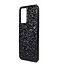 Zwart Glitter Hybride Hoesje voor de OnePlus Nord CE 2 5G