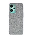 Zilver Glitter Hybride Hoesje voor de OnePlus Nord CE 2 5G