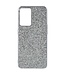 Zilver Glitter Hybride Hoesje voor de OnePlus Nord CE 2 5G