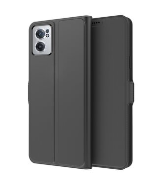 Zwart Slim Bookcase Hoesje OnePlus Nord CE 2 5G