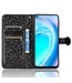 Zwart Design Bookcase Hoesje voor de OnePlus Nord CE 2 5G