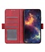 Rood Effen Bookcase Hoesje voor de Samsung Galaxy A33
