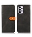 Khazneh Zwart Elegant Bookcase Hoesje met Gesp voor de Samsung Galaxy A33