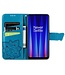 Blauw Vlinder Bookcase Hoesje voor de OnePlus Nord CE 2 5G
