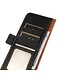 Khazneh Zwart Litchee Bookcase Hoesje voor de Samsung Galaxy A33