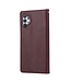 Wijnrood Pasjeshouder Bookcase Hoesje voor de Samsung Galaxy A33