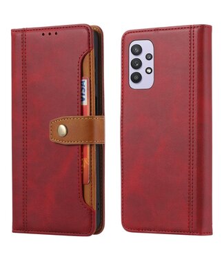 Rood Business Bookcase Hoesje Samsung Galaxy A33