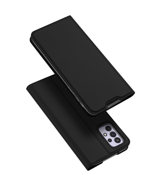 Dux Ducix Zwart Slim Bookcase Hoesje voor de Samsung Galaxy A33