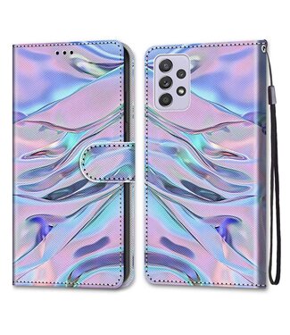 Fluoriserend Bookcase Hoesje Samsung Galaxy A33