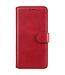 Rood Effen Bookcase Hoesje voor de Samsung Galaxy A33