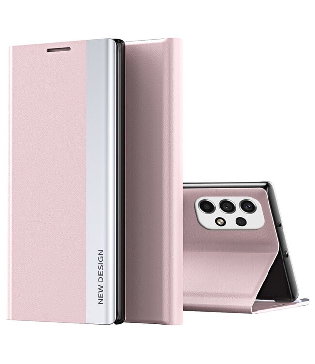 Roze Window Bookcase Hoesje voor de Samsung Galaxy A33