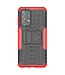 Rood Bandenprofiel Hybride Hoesje voor de Samsung Galaxy A33