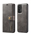 Grijs Splitleer Bookcase Hoesje voor de Samsung Galaxy A33