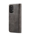 Grijs Splitleer Bookcase Hoesje voor de Samsung Galaxy A33